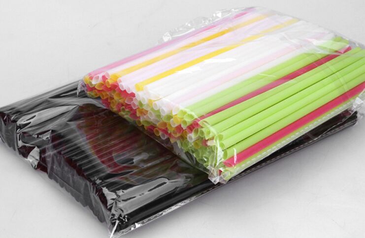 New Pink Paper Drinking Straw for Party