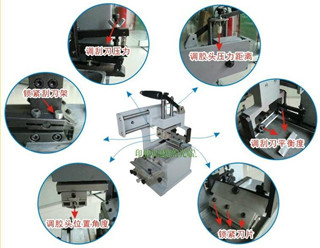 TM-100 Desktop Manual Ink Tray Pad Printer Machine