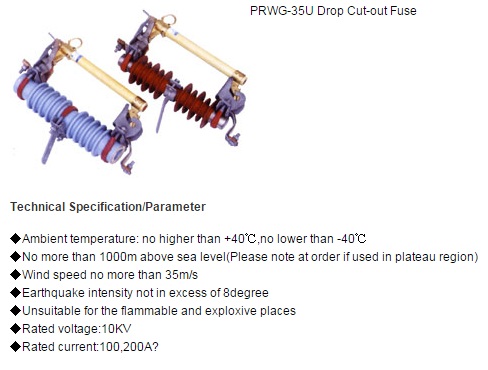 Prwg-35u Drop Cut-out Fuse