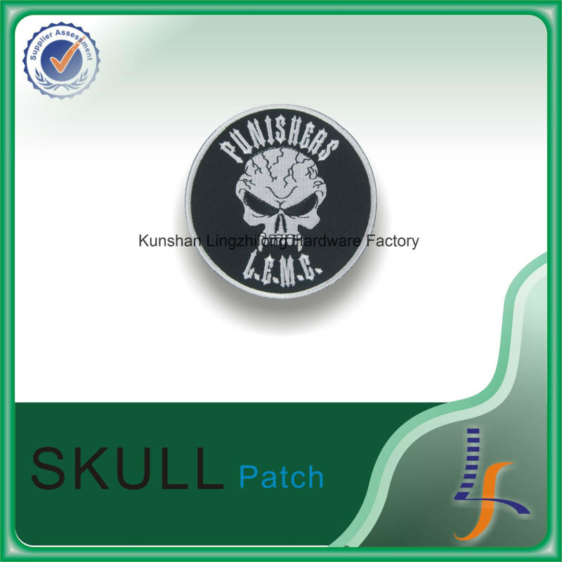 Promotional 100% Embroidery Patch, Iron on Back Patches