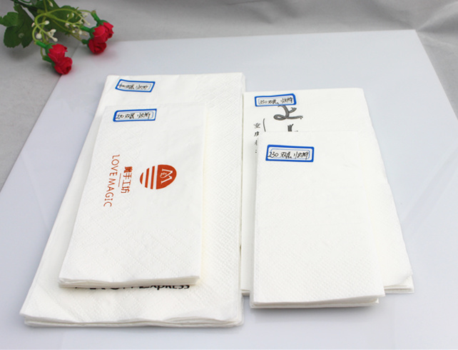 Disposable White Paper Napkin