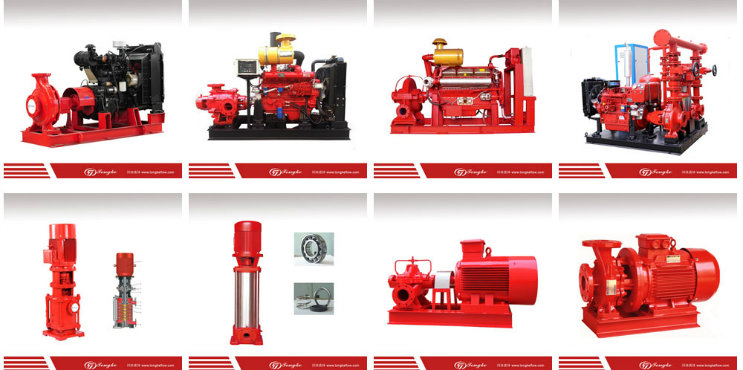 Vertical Split Casing Double Suction Water Pump for Fire