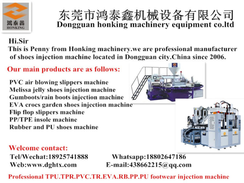 Automatic Soles Injection Molding Machine