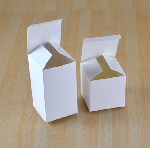 Simple Plain Paper Gift Folding Boxes for Candles