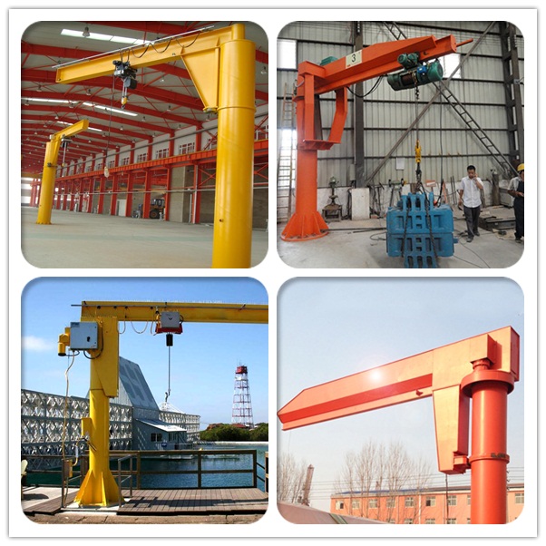 Industry Application Bz Type Pillar Mounted Jib Crane