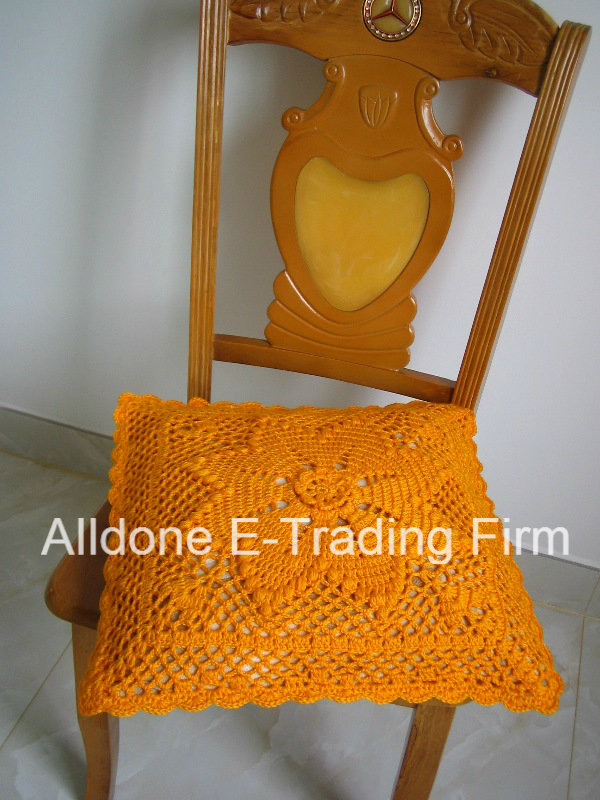 New Design Hand Knit Crochet Cushion Cover Pillow Case