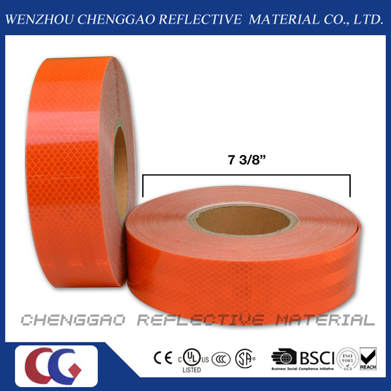 Hot Selling Fluorescent Orange Reflective Adhesive Tape for Truck (CG5700-OO)