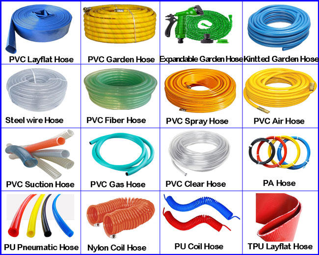 PVC Flexible Reinforced Fiber Braided Water Irrigation Garden Hose