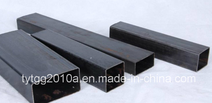 Pure Black Hollow Square Steel Pipe