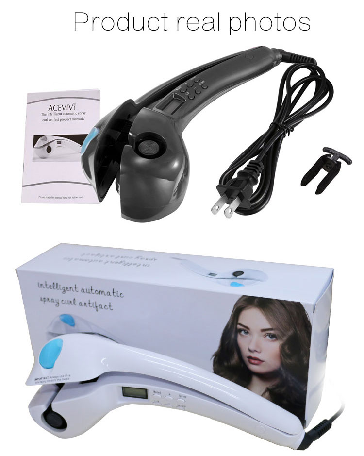 Newest LCD Hair Curler with Steam Hair Care Function