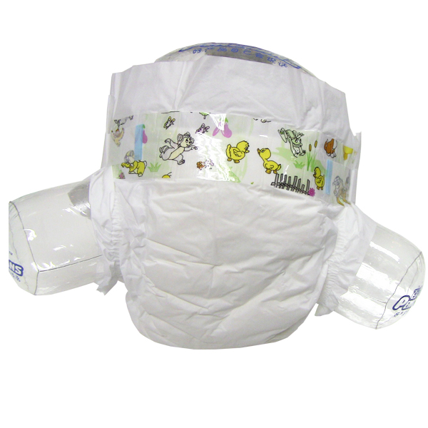 Fluff Pulp Material and Dry Surface Absorption B Grade Baby Diaper