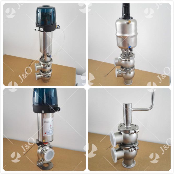 Sanitary Reversing Valve with Pneumatic Actuator