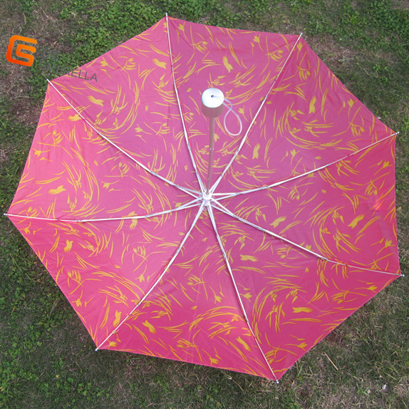 3-Folding Super Mini Umbrella with Check Fabric (YSF3056)