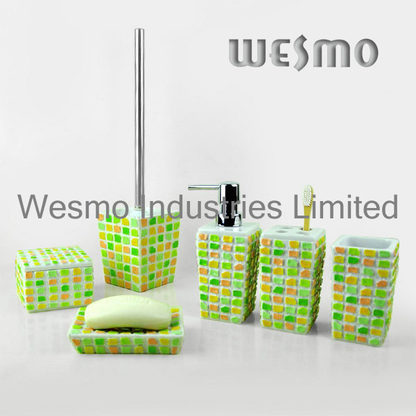 Polyresin Bathroom/Bath Accessories Set (WBP0232B)