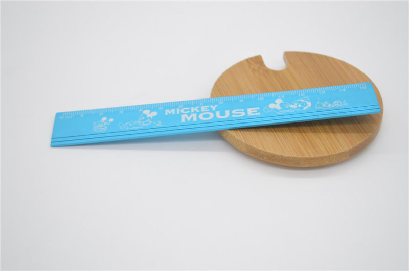 Office Stationery Color Cartoon Aluminum Ruler for Student Measuring