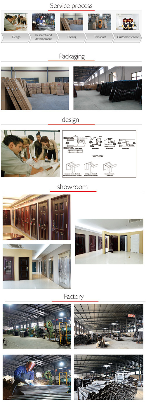 One and Half Leaf Safety Steel Door, Single Door Design (SC-S152)