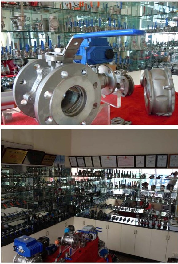 GB 2PC Flnged Stainless Steel Ball Valve with Lever Operated