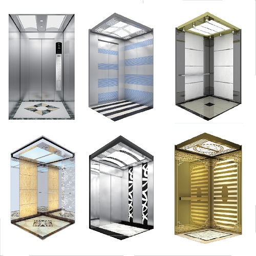 Sightseeing Elevator with Hairline Stainless Steel