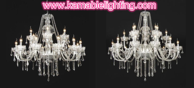 Hotel Lobby Crystal Chandelier Decoration Light (W6310-10)