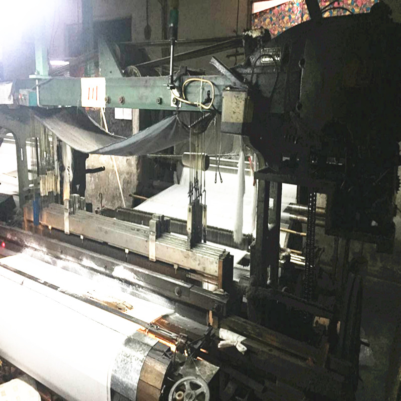 Second-Hand Velvet Loom Machinery Running in Factory