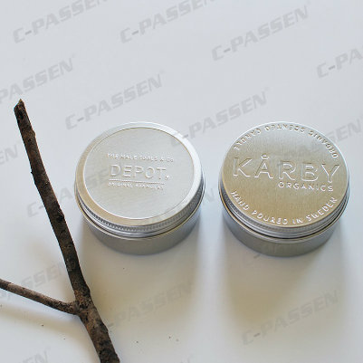 100g Aluminum Cosmetic Cream Jar with Scew Lid