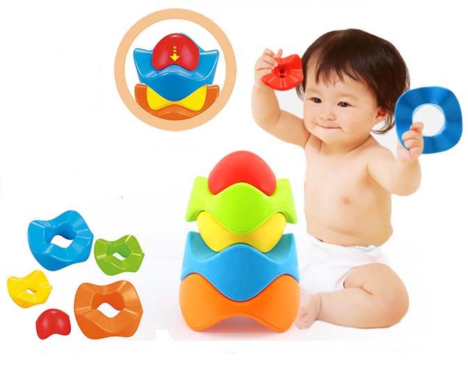 5 in 1 Non-Toxic Funny Baby Toy with En71