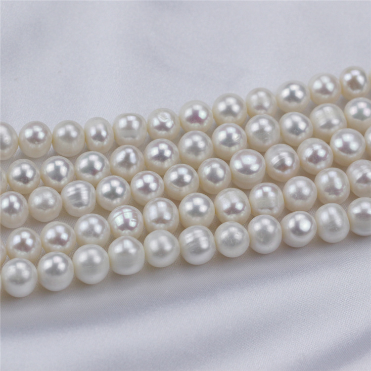 8-9mm Wholesale Price Natural White Cultured Ivory Pearl Bead