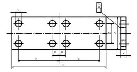 Elevator Parts with Good Quality Guide Rail Fishplate (OS22)