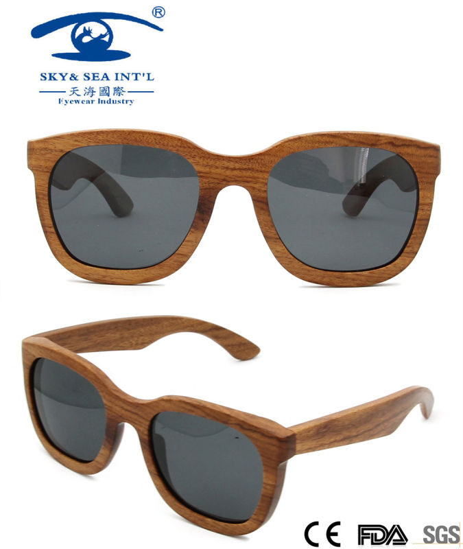 2016 New Arrival Real Wood Sunglasses (KW006-2)