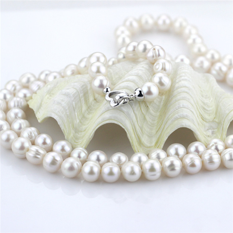 Snh Natural with Wedding Genuine Pearl Jewelry Set