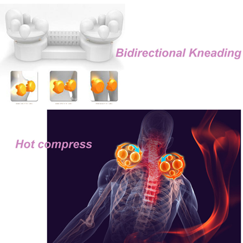 Heating Kneading Shoulder Back Leg Massage Shawl Body Massager