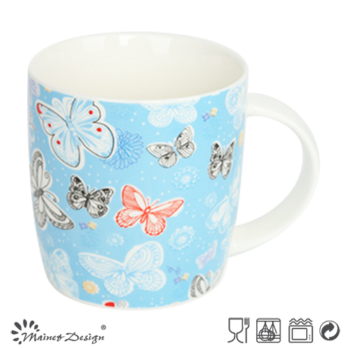 Romantic Butterfly Series New Bone China Mug