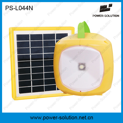 Portable Lithium Battery LED Solar Lamp with Phone Charging for Room (PS-L044N)