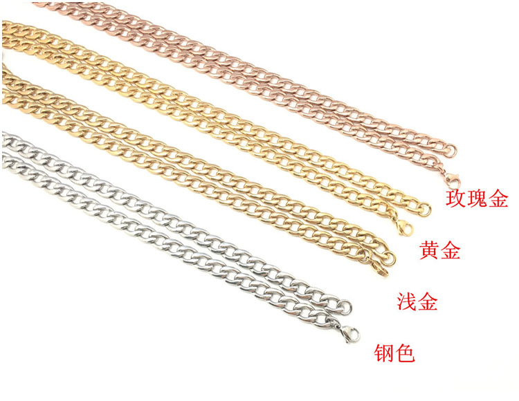 Stainless Steel Gold Fashion Jewelry Necklace