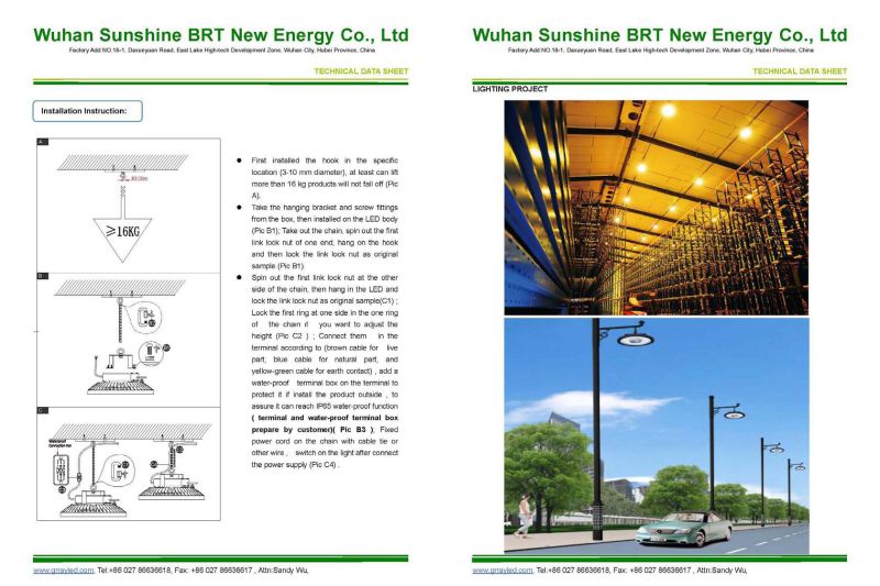 65W High Bay Light Fixture (BFZ 220/65 F)