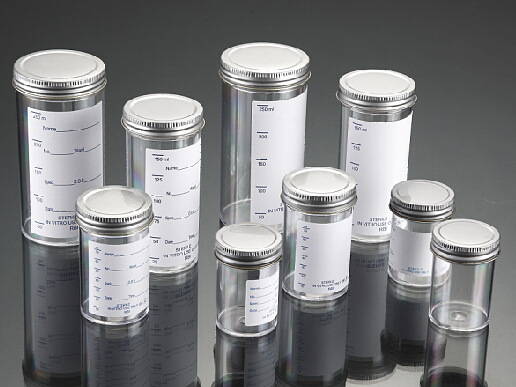FDA Registered and Ce Approved 150ml Sample Containers with Metal Cap