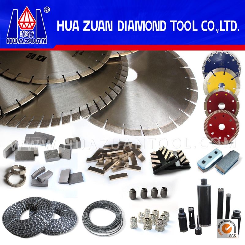 Huazuan 250mm Narrow Slat Saw Blade for Marble Hot Sale