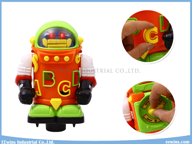 Educational Toys Electric Musical Spaceman with Blocks Toys