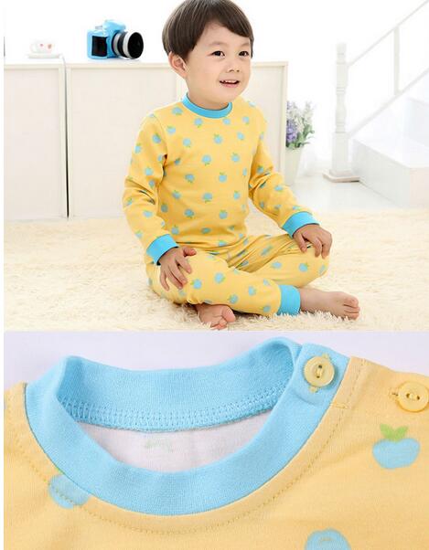 Comfortable Cotton Children Cloth Set Long Sleeve Long Pants