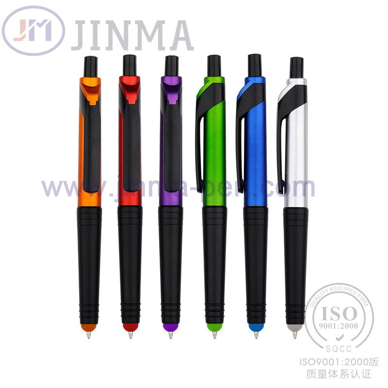 The Promotion Gifts Plastic Ball Pen Jm-1035 with Color Stylus Touch