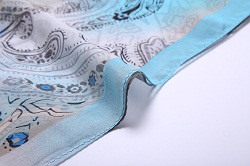 Paisely Printed Lady Silk Shawl