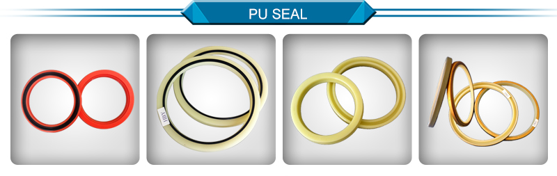 U-Shaped Seal / Ring Lip / Polyurethane / Single-Acting