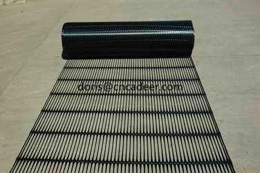 Plastic Uniaxial Geogrid Used as Reinforce Permanent Retaining Walls