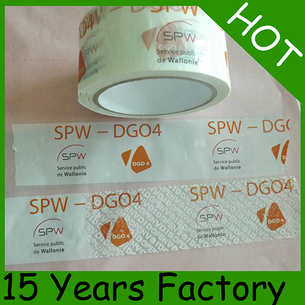 Custom Printing Tamper Evident Security Void Tape