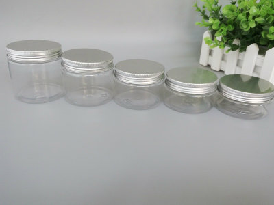 Pet Plastic Wide Mouth Jars with LFGB Certification