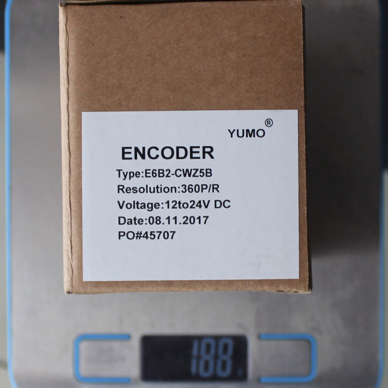 Yumo E6B2-CWZ5B 360PPR 12V 24V DC Shaft Incremental Rotary Encoder