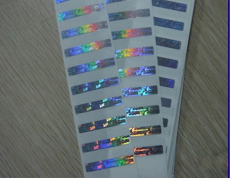 Anti-Counterfeiting Holographic Paper Circular Label Sticker Holographic Label - Laser 3D Logo