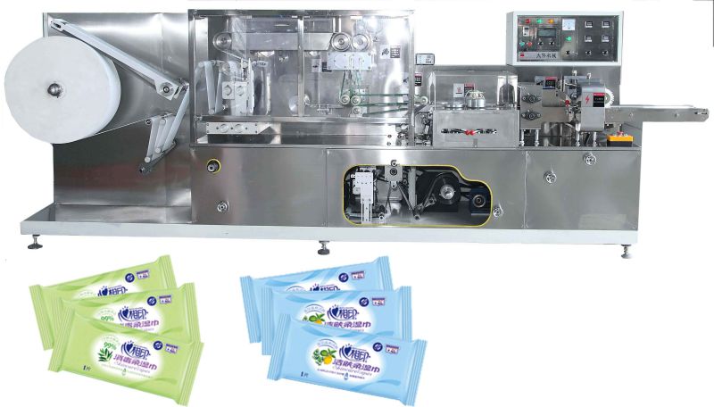 Single Piece Wet Tissue Packing Machine