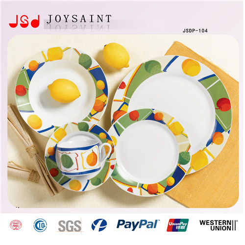 Decoration Home Porcelain Plate Dinner Set Porcelain