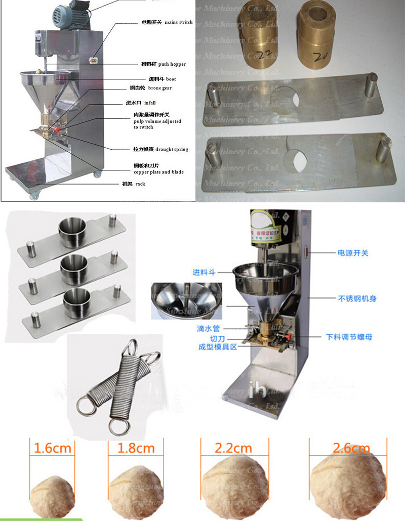 Food Processor Meat Ball Production Meatball Maker Making Machine